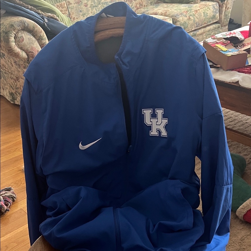 Nike Royal Blue Jacket with UK Emblem